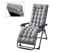 Akemaio Patio Chaise Lounge Cojines Soft Sun Lounger Cojines Pad Lounge Chair Cojín para Viajes Vacaciones Interior al Aire Libre