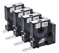 Aken 18055 Industrial Etiquetas de Cinta Compatible con Dymo Rhino 12mm