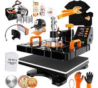 AKEYDIY PrimePress Prensa en caliente, Negro, 30 x 38 cm