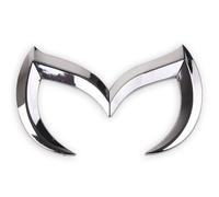 Akezone - Pegatina de Metal para Coche con diseño de murciélago 3D para Mazda 3 5 6 (Plateado)