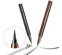 AKF - Liquid Opening Eyeliner - 2 Colors #01 Caramel Thick Black - 0.6g