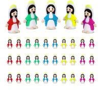 AKFAHOIF Pequeñas figuras de la Virgen María, juguetes de Cristo, figuras de Cristo para esconderse y buscar la escuela dominical, regalos de fiesta religiosa, regalo para rellenar huevos de Pascua