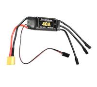 Akfldms 2-4S 40A ESC Sin Escobillas Drone Aviones Partes Controlador de Velocidad Motor para RC FPV Quadcopter HelicóPtero