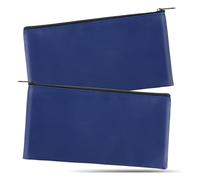 Akfldms 2 Bolsas de Dinero con Cremallera, Organizador de Bolsas de Efectivo para Depósitos Bancarios, Billetera para Cheques, Bolsa de Viaje para Monedas, Billetes y Cosméticos
