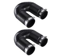 Akfldms 2 Mangueras Flexibles Universales de 76 mm para Admisión de Aire Frío de Motor de Coche, Conducto de Entrada, Tubo de Alimentación con Interfaz.