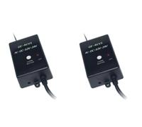 Akfldms 2 Unids -RCV1 Receptor 433,92 MHz DC/AC 12V/24V para Puerta de Garaje Remoto Rolling Code y Código Fijo Receptores Externos