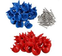 Akfldms 20 Piezas de Red de Cuerda de Escalada con Conector de Plástico, Accesorios de Escalada para Columpios de Exterior, Piezas de Cuerda de Escalada de 12 Mm.