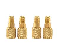 Akfldms 2X Adaptador R410A Acopladores Rápidos Hembra SAE de 5/16 de Pulgada A Bengala Macho SAE de 1/4 de Pulgada, Utilizado para Mini Dividido, Tipo Recto