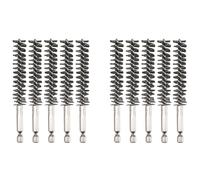 Akfldms 2X Cepillo de Acero Inoxidable Cepillo de Alambre para Taladro Eléctrico Cepillo de Alambre de Limpieza Cepillo de Acero Inoxidable con Hexagonal