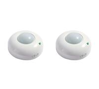 Akfldms 2X Detector de Movimiento de Techo Ajustable de 360°, Interruptor de Luz de Ocupación para Ahorro de Energía y Seguridad