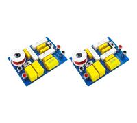 Akfldms 2X Divisor de Frecuencia para Altavoces Hi-Fi de una Vía, Tweeter Puro Hi-Fi, Filtro de Cruce de Audio, Distribuidor, Filtro de Altavoz DIY.