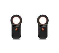 Akfldms 2X Lector de Etiquetas de Animales USB 134.2K Lector de Chips para Mascotas de Frecuencia Dual Lector de Chips para Animales Negro