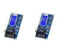 Akfldms 2X Módulo de Cargador de Batería de Litio y Plomo-Ácido 6-60 V 10 A Pantalla LCD Control de Protección Sobrecarga Placa de Carga Automática