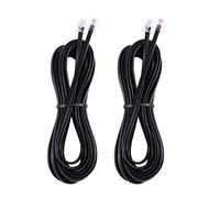 Akfldms 2X RJ11 6P4C Cuerda Cable de Telefono Modem ADSL 5 Metros