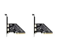Akfldms 2X Tarjeta Adaptadora SFF 8611 y 8612 Compatible con PCie 4.0 X8 A Oculink. Convierte la Tarjeta de Expansión de 2 Puertos SSD SFF-8639 U.2 A SSD