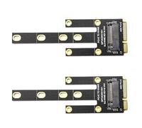 Akfldms 2X Tarjeta de Expansión MPCIE A Key-M Ranura de Expansión MINIPCI-e A NVME Tarjeta Adaptadora M2 Interfaz WiFi A Disco M.2