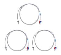 Akfldms 3piezas 3.3 Pies Termopar de Tipo K Regulador Sonda de Sensor de Temperatura 0-400C