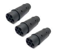 Akfldms 3X Adaptador de Cargador Tipo 2 A GBT EV IEC 62196 A GB Adaptador Convertidor de Cargador EV EstáNdar de China 16A 32A para Carga EVSE