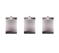 Akfldms 3X Carpeta de Archivos Portapapeles de Metal A4 Tablero de Clip de Acero Inoxidable Organizador Tablero de Carpeta Tablilla de Menú para La EnseñAnza de La Escuela La Oficina