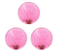 Akfldms 3X Joystick de Cristal con Manejar Superior de Bola, Balancín, Cabeza de Tornillo M6, Joysticks para Juegos, Piezas de Repuesto DIY Fáciles de Instalar