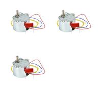 Akfldms 3X Motor Síncrono 2.5RPM 8W 50-KTYZ AC 220V Motor de Engranaje Síncrono de Imán Permanente