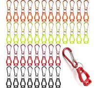 Akfldms 48 Pcs Clips para Guantes para Sujetadores de Guantes de Trabajo Clip de Seguridad para Guantes para Asa de Cintura Guard Worker Construcción