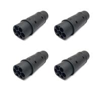 Akfldms 4X Adaptador de Cargador Tipo 2 A GBT EV IEC 62196 A GB Adaptador Convertidor de Cargador EV EstáNdar de China 16A 32A para Carga EVSE