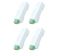 Akfldms 4X Convertidor RS485 A Ethernet Servidor Serial de Tamaño Pequeño -DR134 Compatible con para UDP/HTTP/DHCP/DNSP Modbus RTU