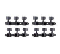 Akfldms 4X Máquina Sintonizadora de Clavijas de Afinación de Cuerdas de Guitarra Cerrada Cabezas de Afinación Clavijas de Afinación Melodías Bobinadora para Guitarra Clásica