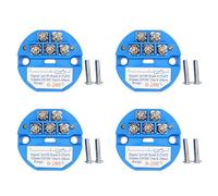 Akfldms 4X PT100 Transmisor de Detección de Temperatura de 0-200 Grados Transmisor de Temperatura Montado en Cabezal de Salida de 4-20 MA