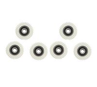 Akfldms 6 Unids 36 Dientes 38mm Nylon Electrónico Motor Gear Engranajes de Rodamiento de Bolas para Bicicleta Eléctrica Bicicleta