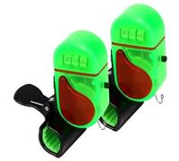 Akfldms Alarma de Mordida de Pesca con Luz LED, Alarma de Mordida de, Campana de Alerta de Mordida con Luces LED para Todas Las Cañas de Pescar (2 Unidades)