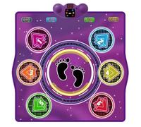 Akfldms Alfombra de Baile Electrónica Inalámbrica Bluetooth, Tapete de Baile Familiar, Tapete de Juego Musical para Niños y Adultos, para Ejercicio y Juegos