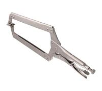 Akfldms Alicates de Soldadura con Abrazadera de Metal con Clip de Acero Soldado y Mordaza de Bloqueo, Herramienta de Posicionamiento de Espigas para Carpintería, Tipo C