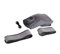 Akfldms Almohadilla de Masaje Térmica Recargable para Hombros, Masajeador con Control Remoto, Dispositivo de Terapia de Compresión de B