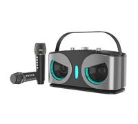 Akfldms Altavoz Bluetooth SD306plus Owl, Potente, Portátil, con Micrófonos Duales, Sonido HiFi, Ideal para Karaoke y Fiestas Al Aire Libre.B