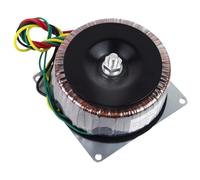 Akfldms Amplificador de Potencia de Etapa Delantera y Trasera con Transformador Toroidal de 300 W, Doble Anillo de 24 V y Doble Anillo de 12 V, Clase A