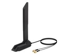 Akfldms Antena de Alta Ganancia de 12 DBi con Base Magnética, Antena WiFi Externa Tribanda de 2400/2500-5150/5850-6000 MHz, Longitud, Tipo SMA para PC