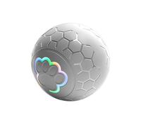 Akfldms Ayuda A Aliviar el Aburrimiento Juguete Inteligente para Perros Bola Electrónica Juguete para Mascotas Bola Que Rebota y Rueda Automáticamente con Luz RGB Compatible con Gatitos