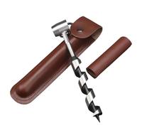 Akfldms Broca de Mano de 10'' Barrena de Madera Llave de Colonos Equipo de Supervivencia Al Aire Libre