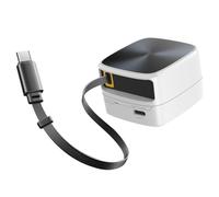 Akfldms Cable de Extensión de Carga Rápida GAN de 35 W, Portátil, Plegable, Tipo C, para Smartphone, Tableta y Portátil,