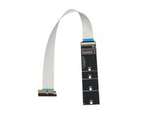 Akfldms Cable de Extensión Mini PCI-e A M.2 NVMe, Adaptador de Tarjeta Mini PCI-e para Tarjeta WiFi A Tarjeta SSD M.2 NVME para SSD de 2230, 2242, 2260, 2280.