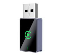 Akfldms Caja Inalámbrica 2 en 1 para CarPlay Android Auto con IA, USB, Bluetooth y WiFi para CarPlay con Cable/Android Auto, Conectar y Usar.