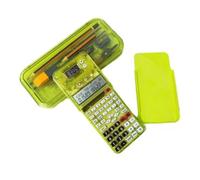 Akfldms Calculadora Científica de Ingeniería con Funciones, Pantalla de 2 Líneas, Transportador, Brújula y Calculadora Multifunción.