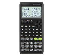 Akfldms Calculadora Científica Multifunción de Pantalla Grande 417, Diseñada Específicamente para Exámenes de Estudiantes, con 1 Bolígrafo Negro.