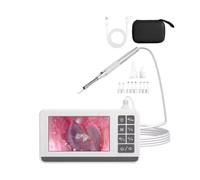 Akfldms Cámara de Oído Visual Inteligente de 4.3 Pulgadas, Herramienta de Endoscopio HD para la Eliminación de Cerumen, Soporta Grabación de Fotos y Videos para la Limpieza del Oído en Casa.