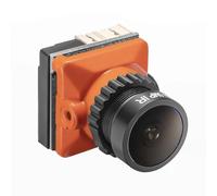 Akfldms Cámara FPV 1800TVL 5MP 2,1 mm 1/8 Pulgadas Sensor Starlight 5V-40V NTSC/PAL con OSD para RC FPV Racing Drone Piezas de Bricolaje Naranja