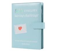 Akfldms Carpeta de Presupuesto A5 con 100 Sobres para Ahorrar Dinero con Sobres en Efectivo - Libro de DesafíOs para Ahorrar 5.050 San ValentíN