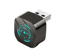 Akfldms CarPlay Inalámbrico, para Android Auto, CarPlay, Caja Inteligente con IA, Dongle USB, Conectar y Usar, CarPlay con Cable A AirPlay Inalámbrico