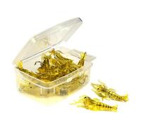 Akfldms Cebo Artificial Luminoso de Camarón, Simulación de Camarón Suave con Anzuelos, Señuelo de Carpa para Aparejos de Pesca, Señuelo de Carpa B